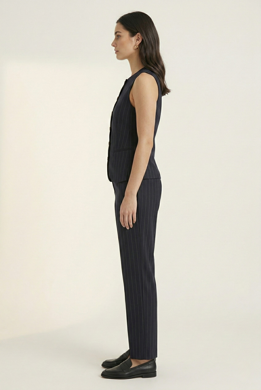 Darius Pinstriped Waistcoat