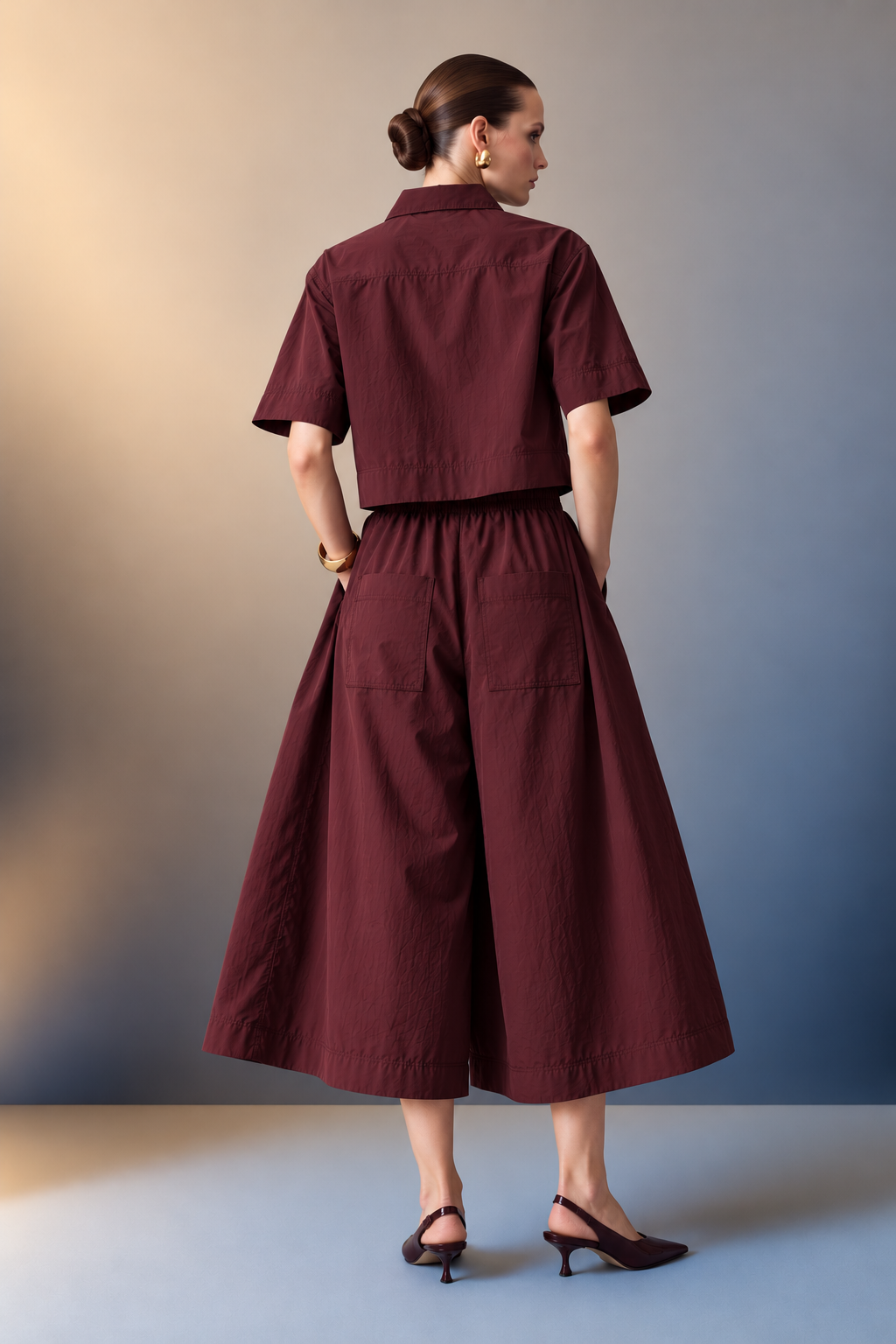 Aspen Cotton Shirt & Culotte Co-ord Set