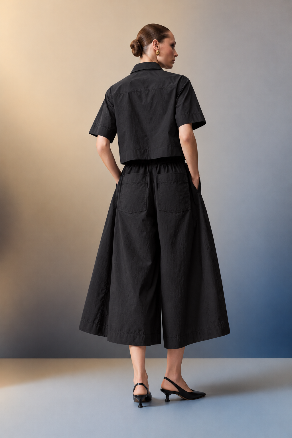 Aspen Cotton Shirt & Culotte Co-ord Set