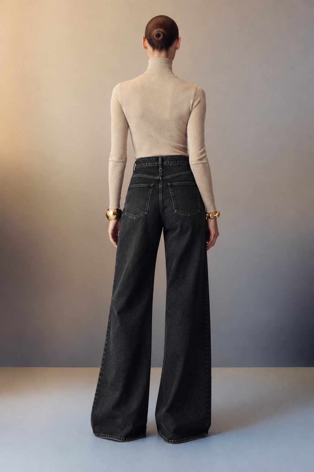 Beatrix Wide Leg Denim Jeans