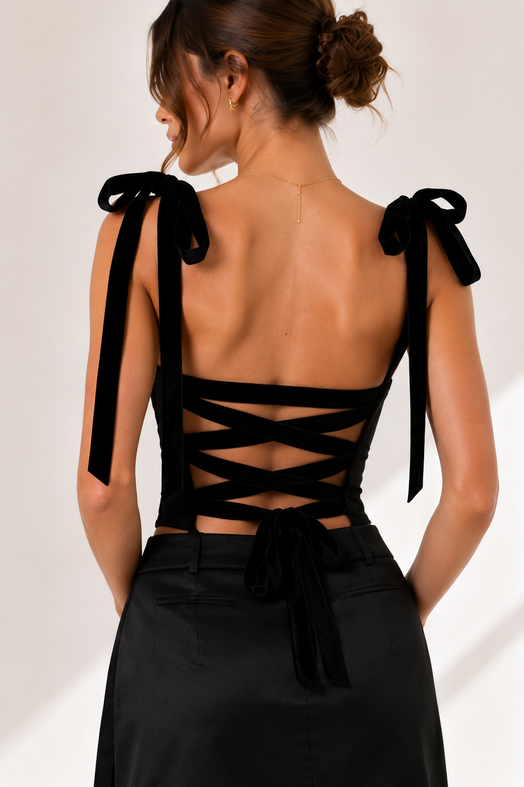 VIvien Sheer Corset Top
