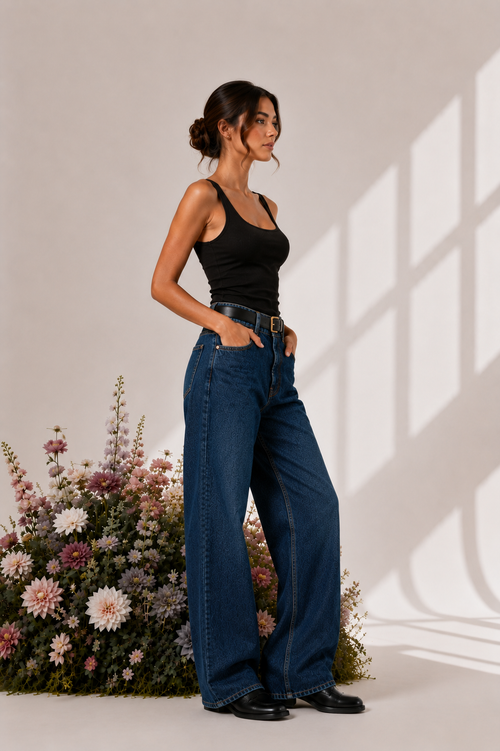 Beatrix Wide Denim Jeans