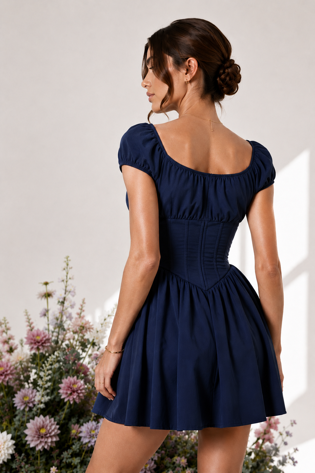 Ethereal Breeze Corseted Dress