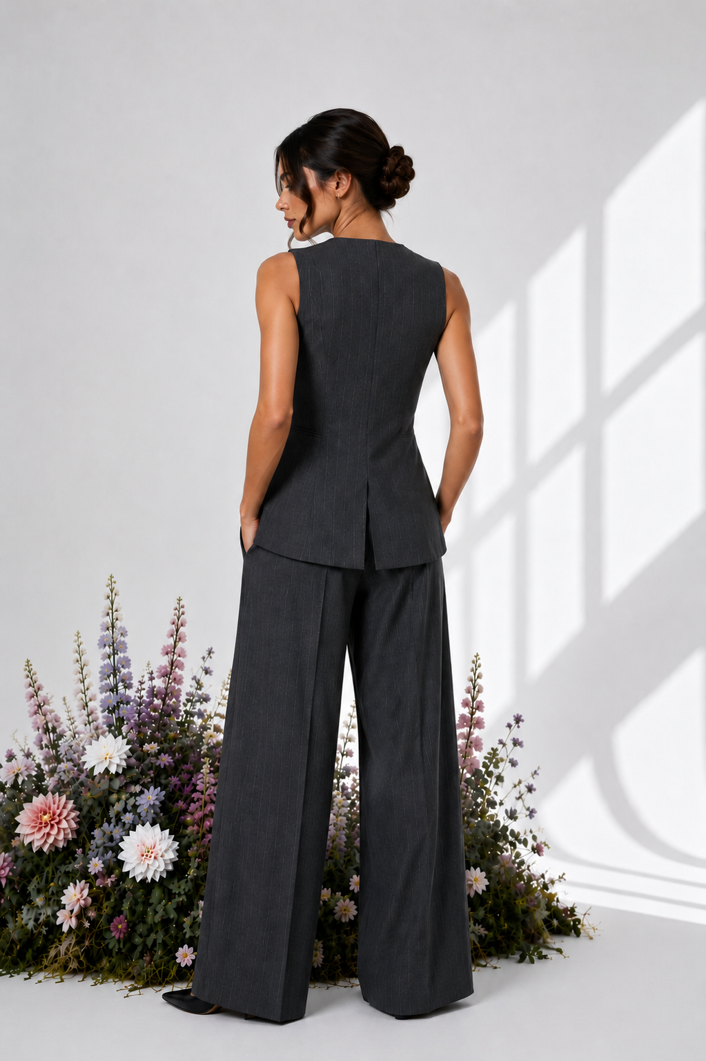 Darius Pinstriped Waistcoat