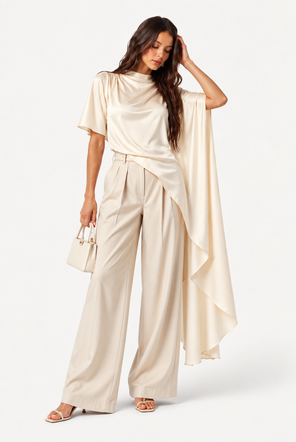 Serelle Draped Cape Top
