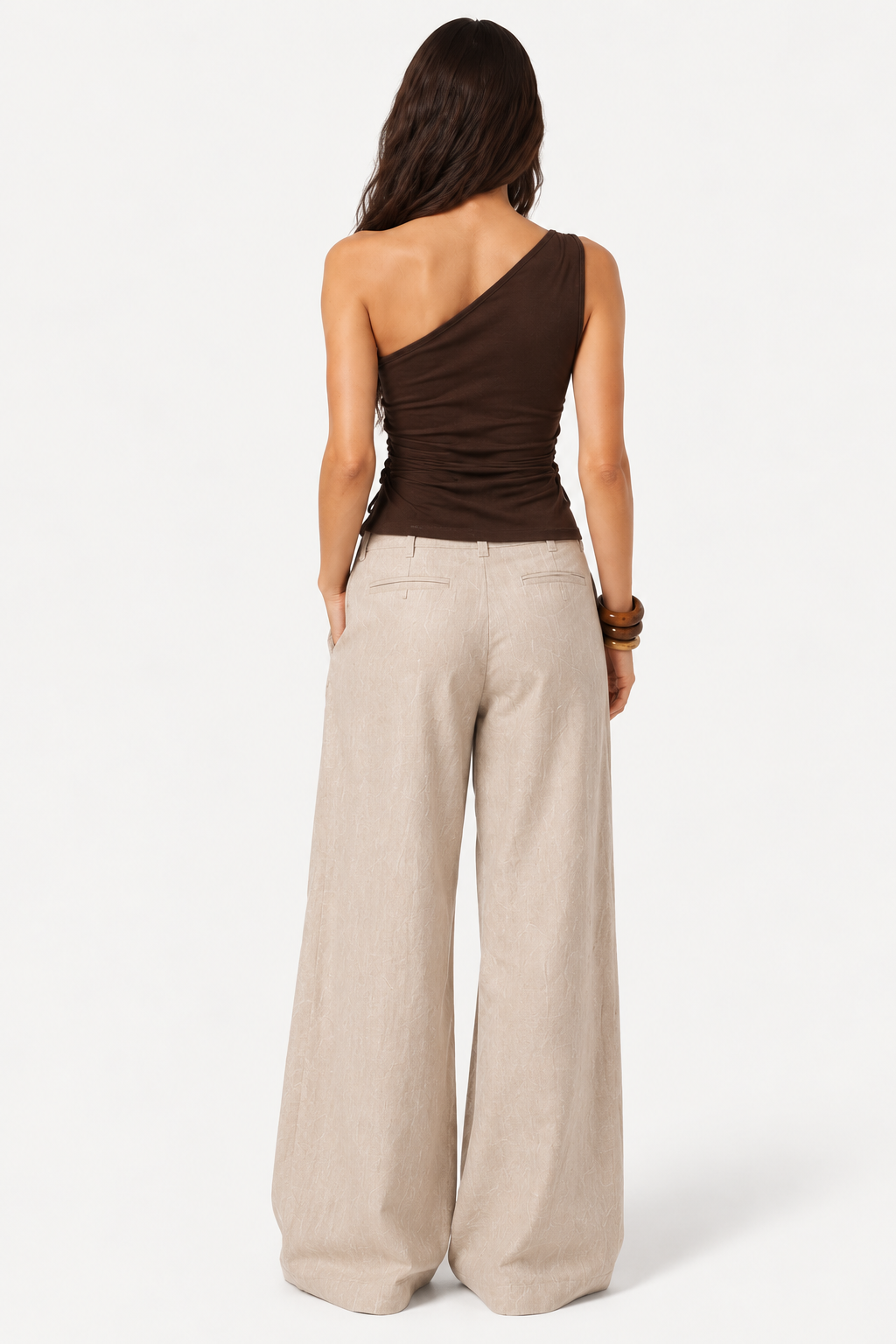 Sienna Ruched One-Shoulder Top