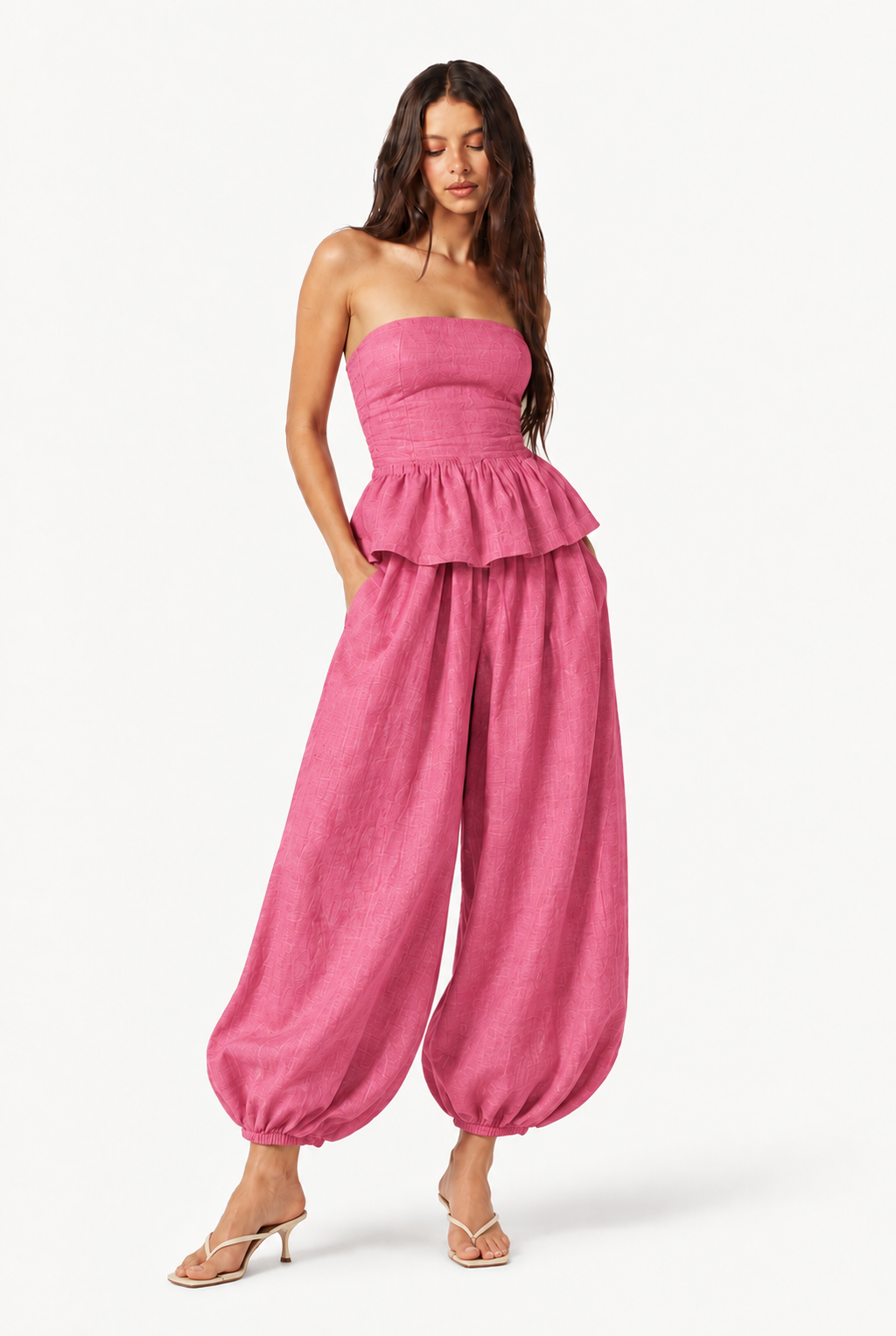 Roselle Bubble Co-Ord Set