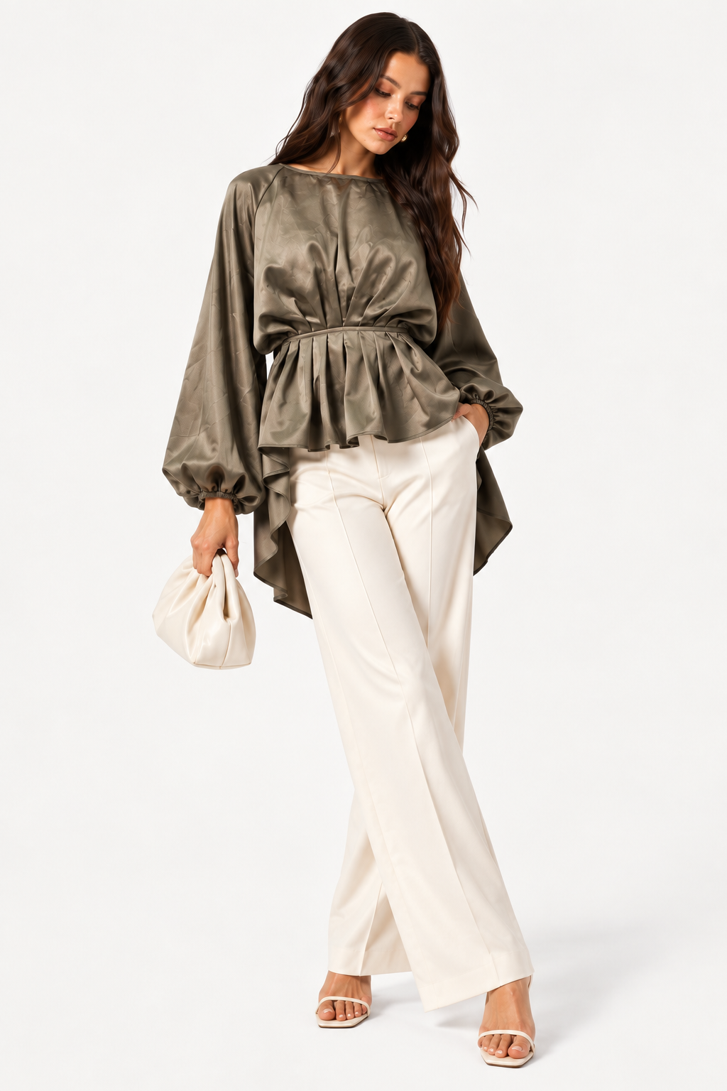 Aveline Sculpted Satin Top