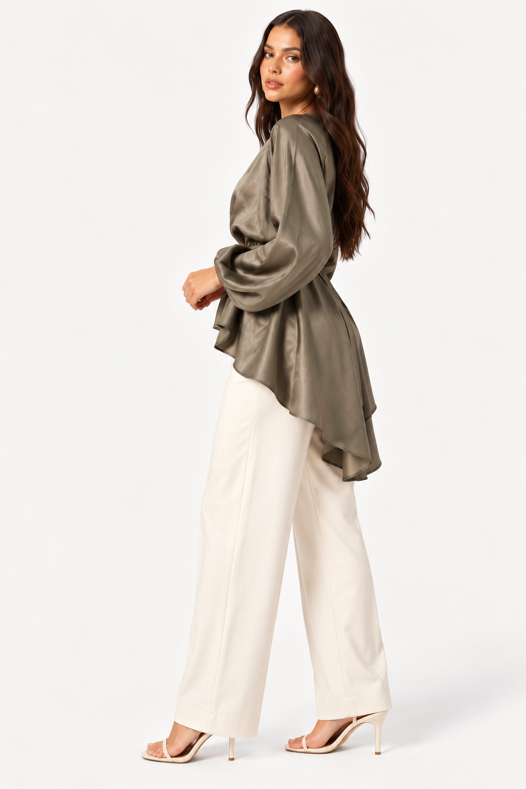 Aveline Sculpted Satin Top