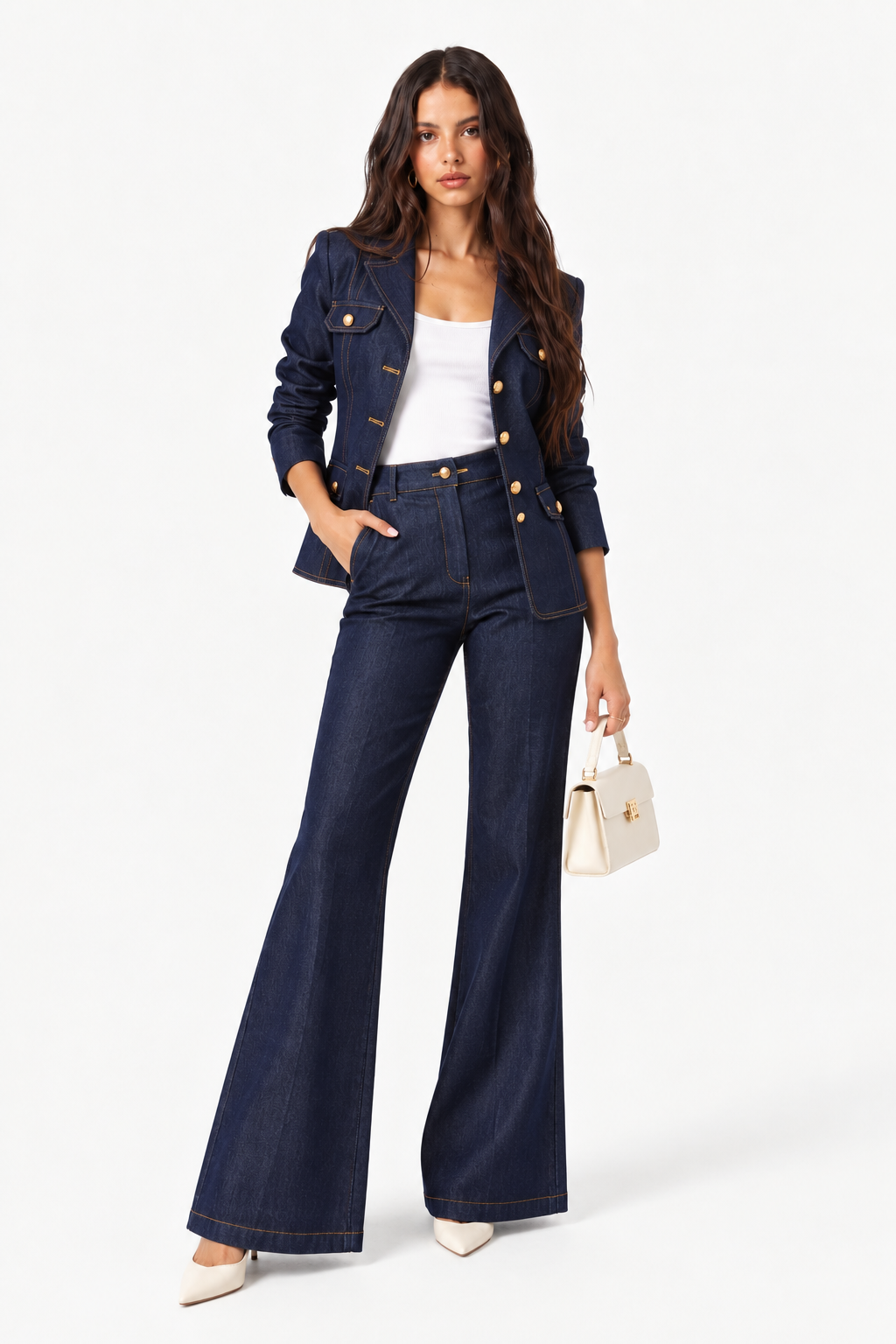 Élan Denim Co-ord Set