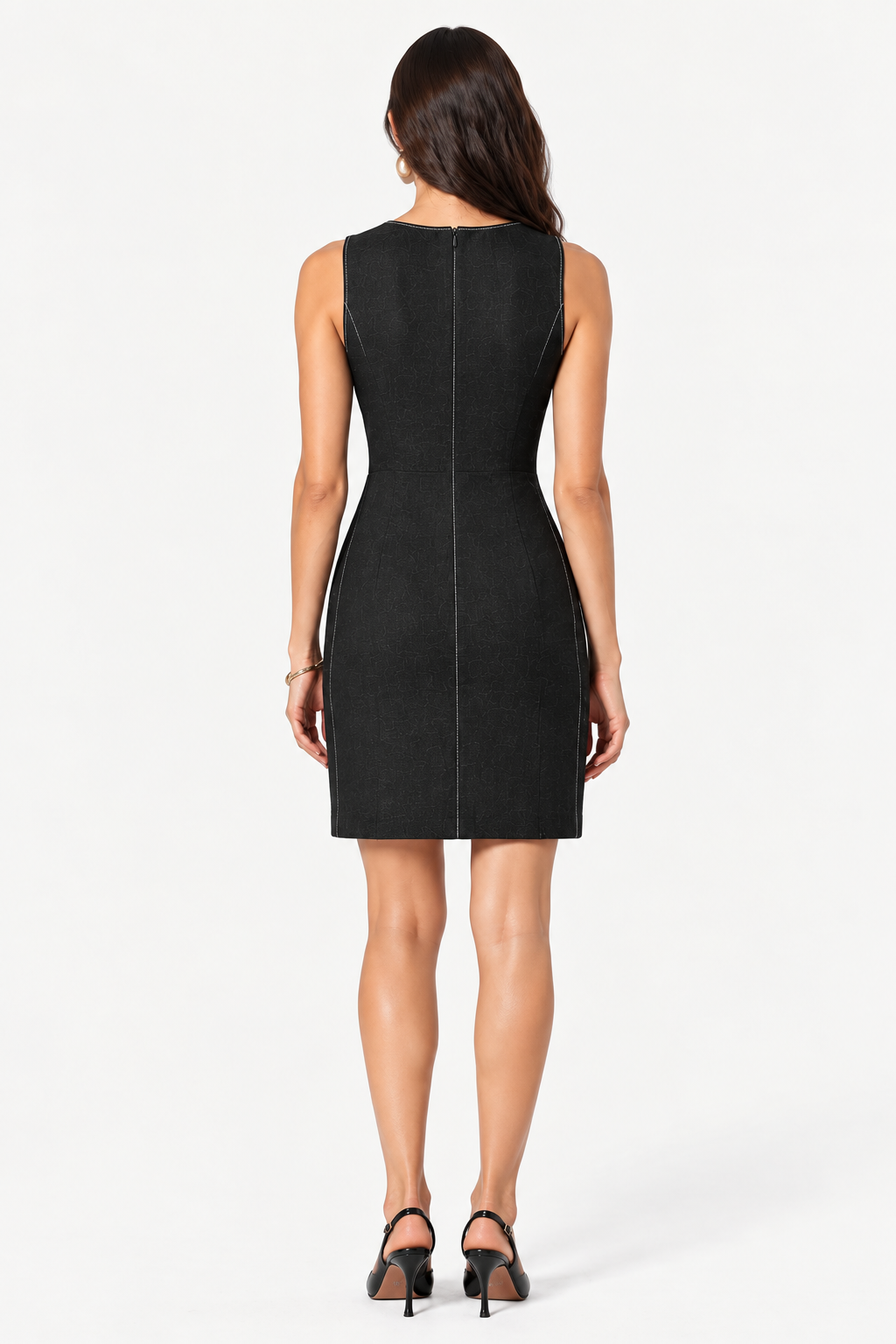 Noirea Linen Sheath Dress