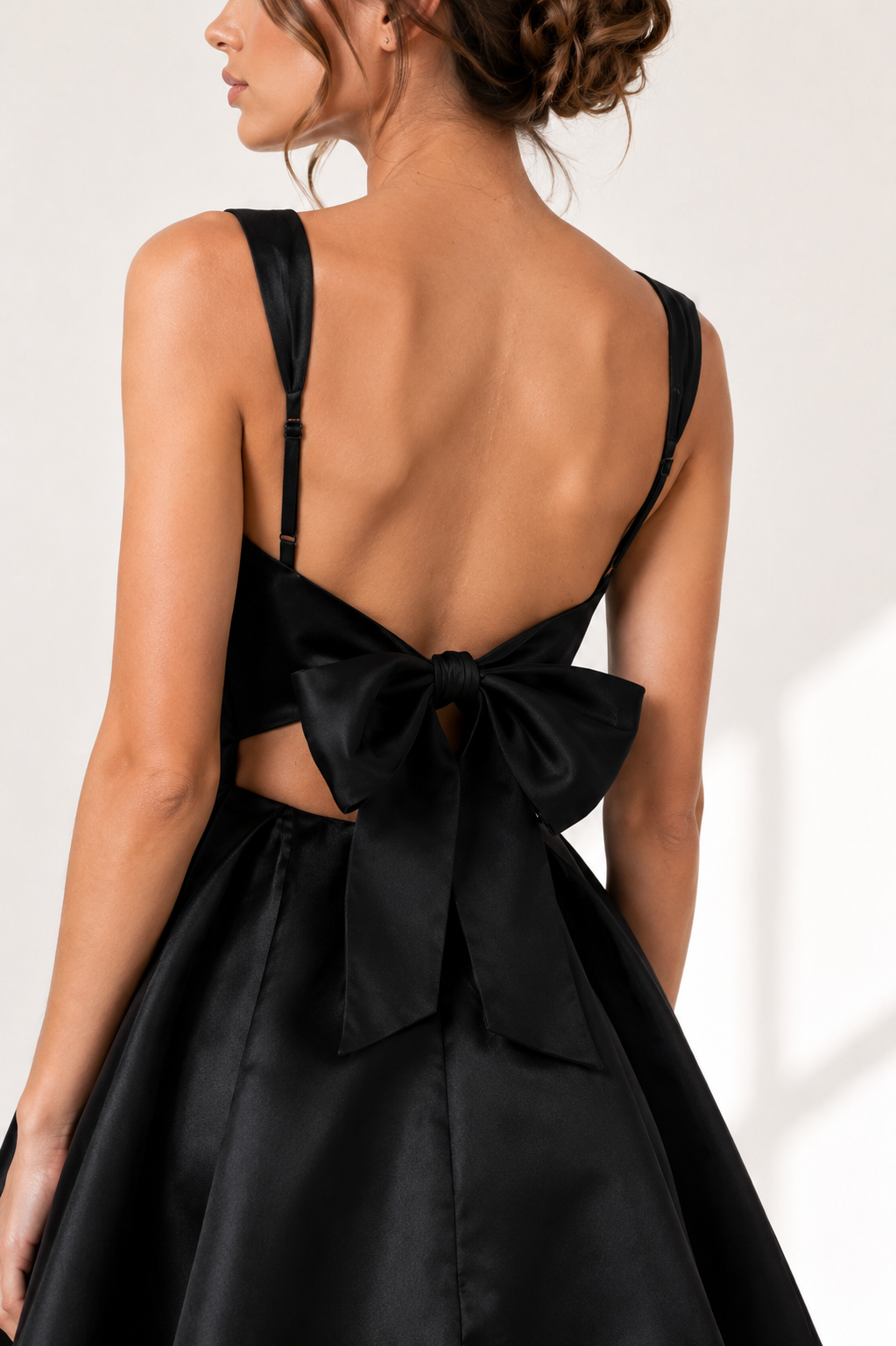 Amara Backless Bow Dress