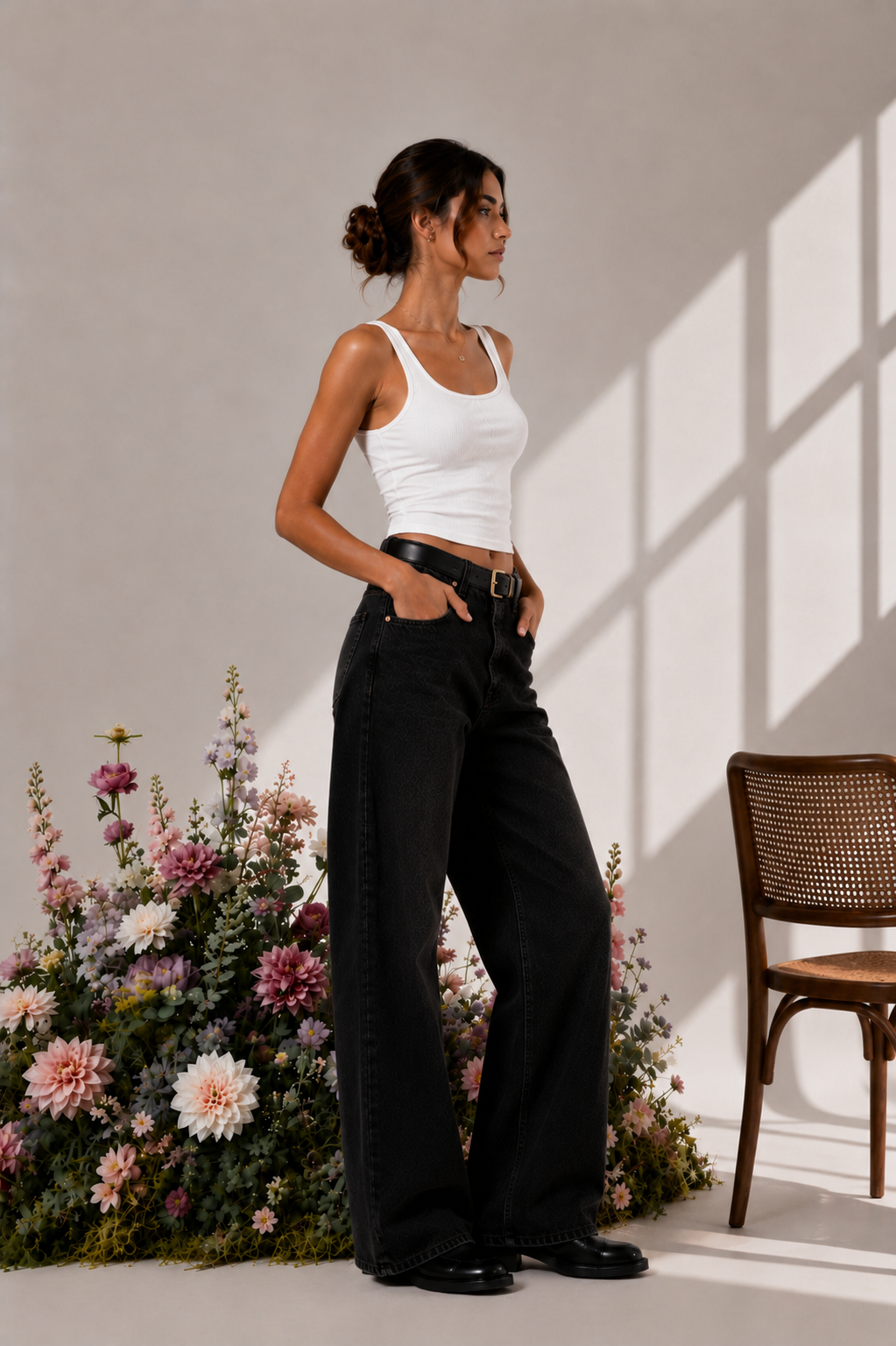 Beatrix Wide Denim Jeans