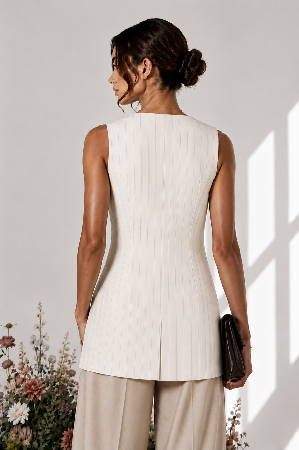 Darius Pinstriped Waistcoat