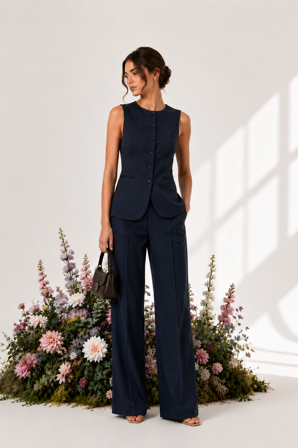 Darius Pinstriped Waistcoat