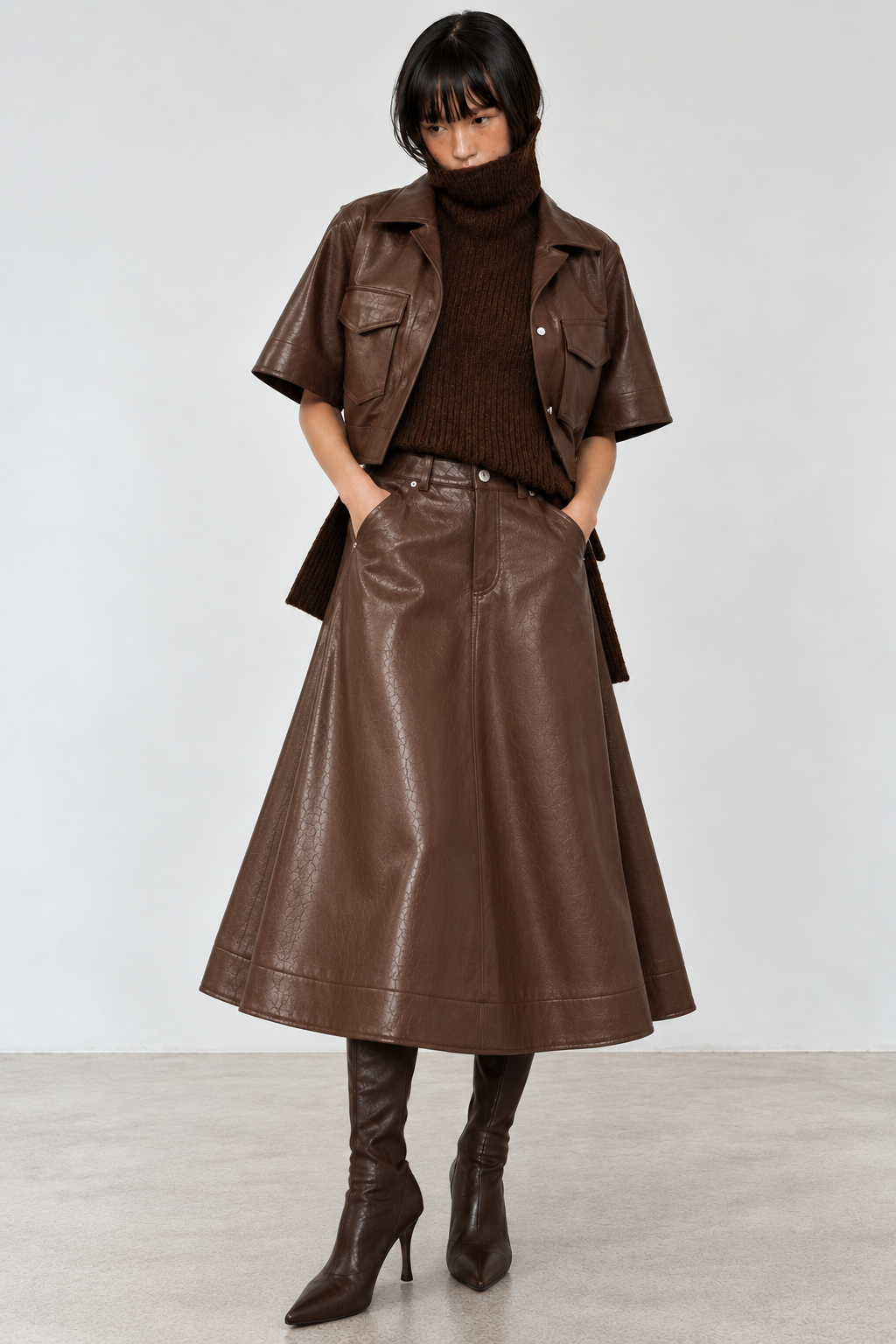 Sable Leather Set (Skirt)