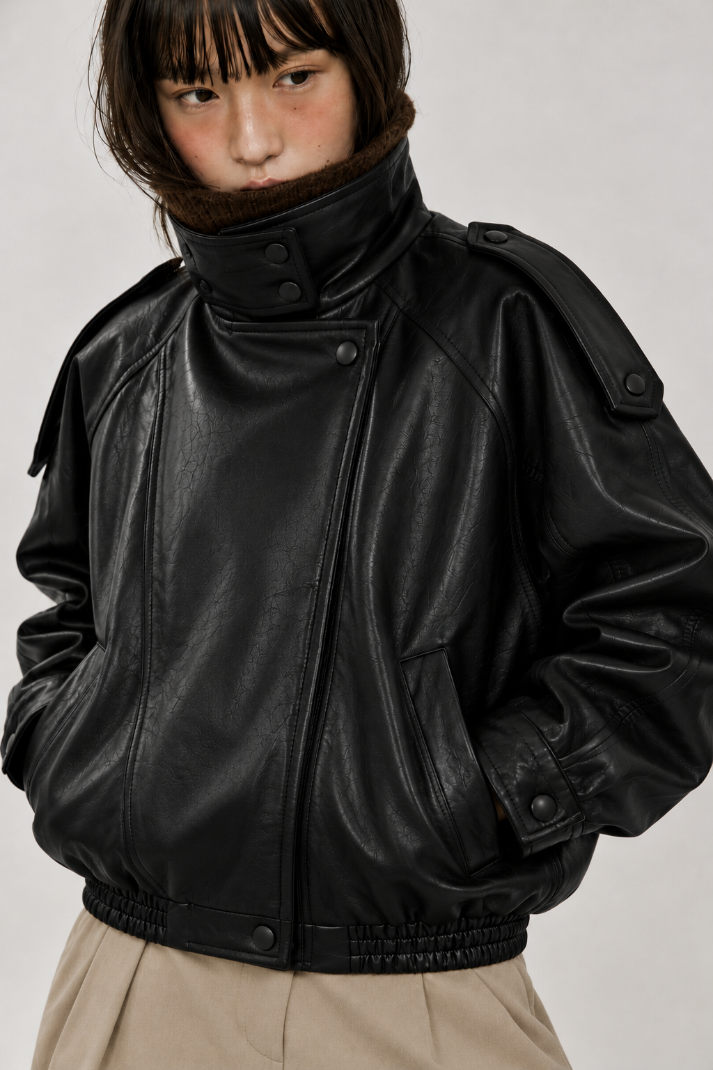Nyx Form Leather Jacket