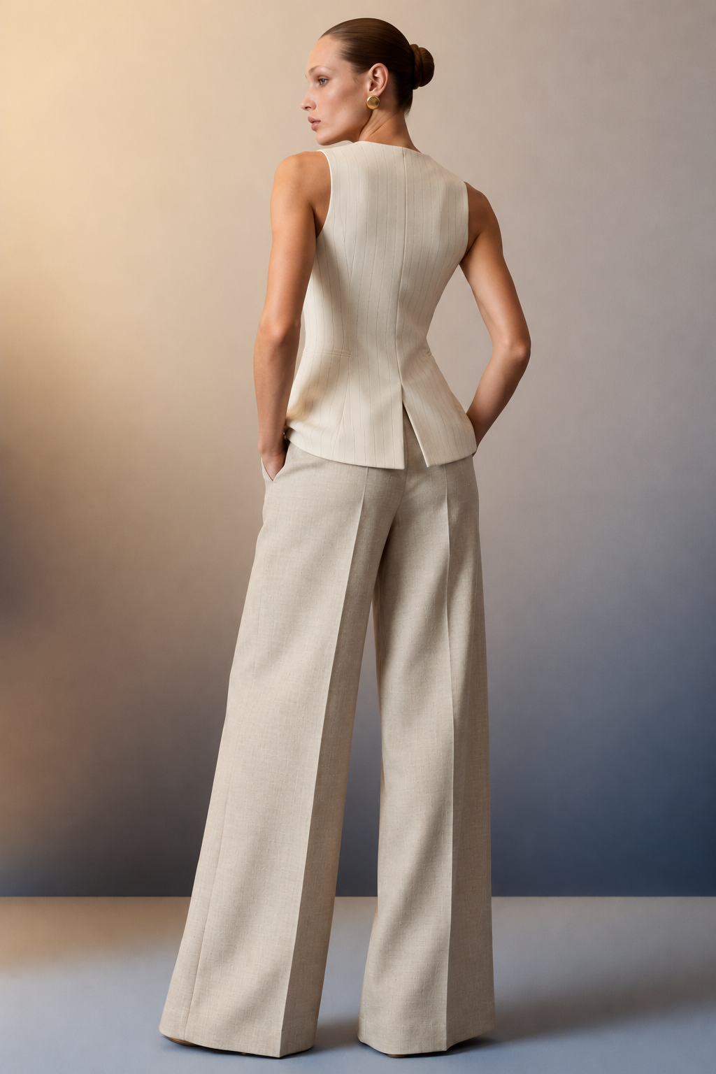 Darius Pinstriped Tailored Waistcoat