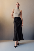 Luna Satin Maxi Skirt