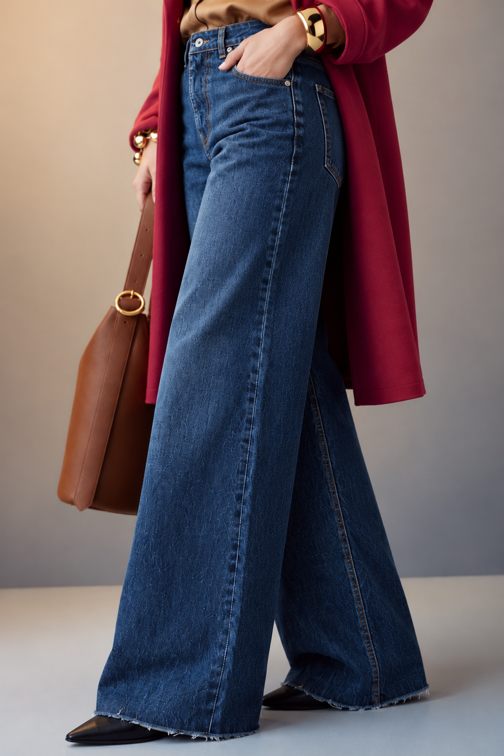 Beatrix Wide Leg Denim Jeans