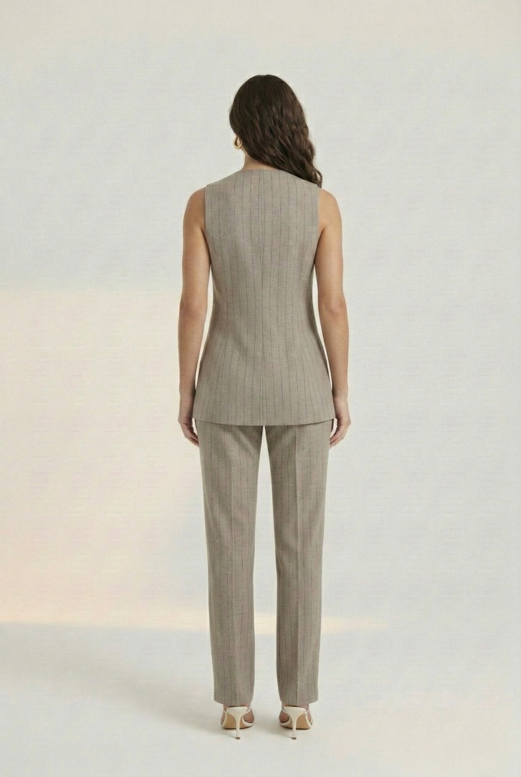 Darius Pinstriped Waistcoat