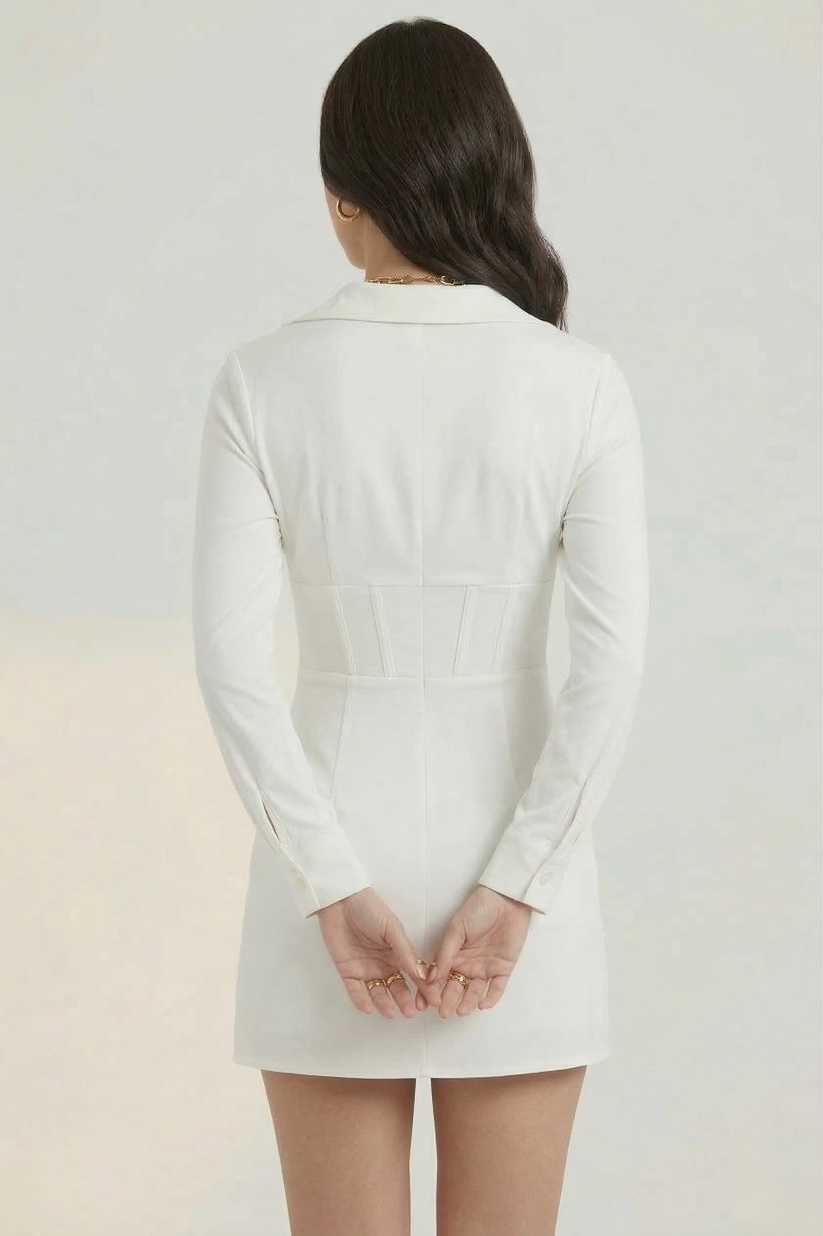 Sabrina Corseted Shirt Dress