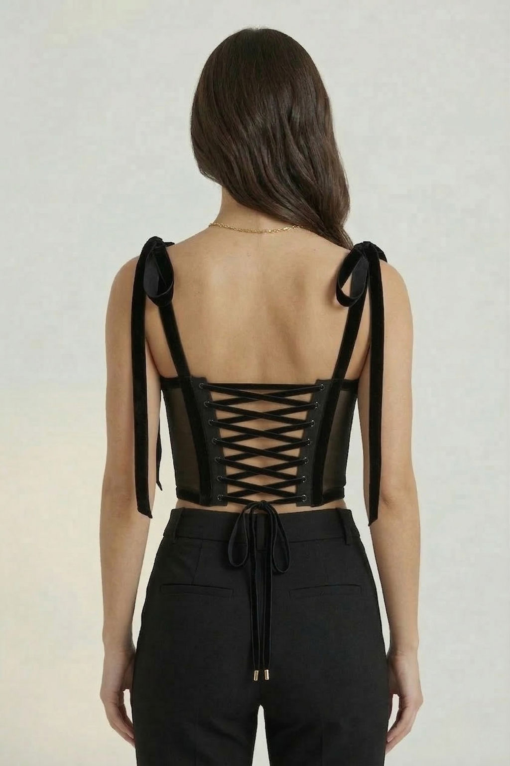 VIvien Sheer Corset Top