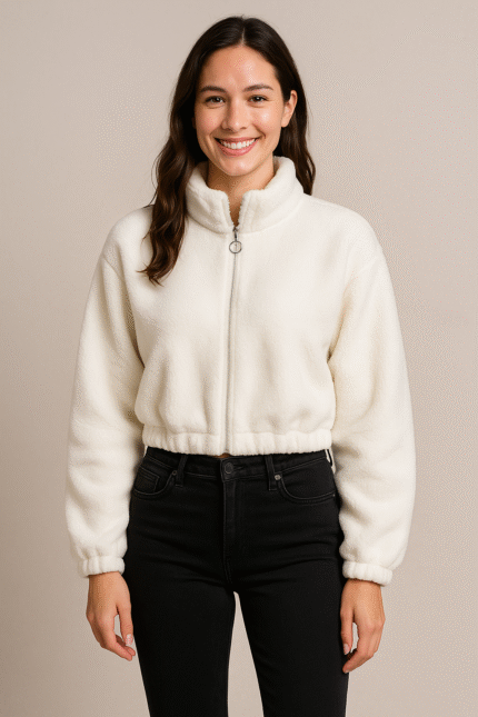 Cotton Candy Teddy Fleece Jacket