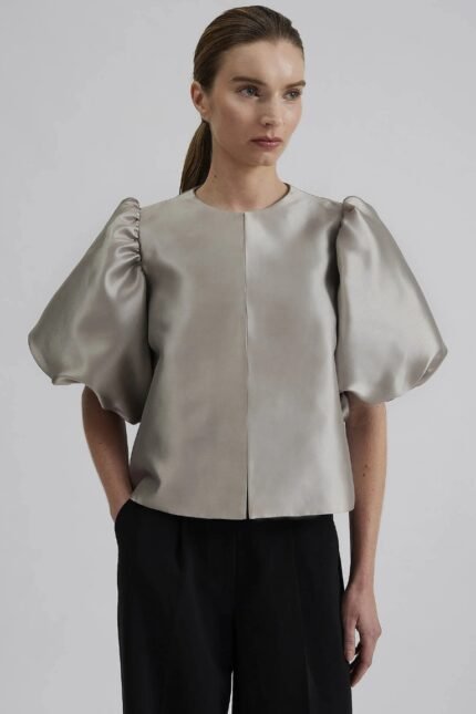 Quartz Balloon Blouse Storm